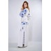 Embroidered Boho Maxi Dress "Charm 3" White